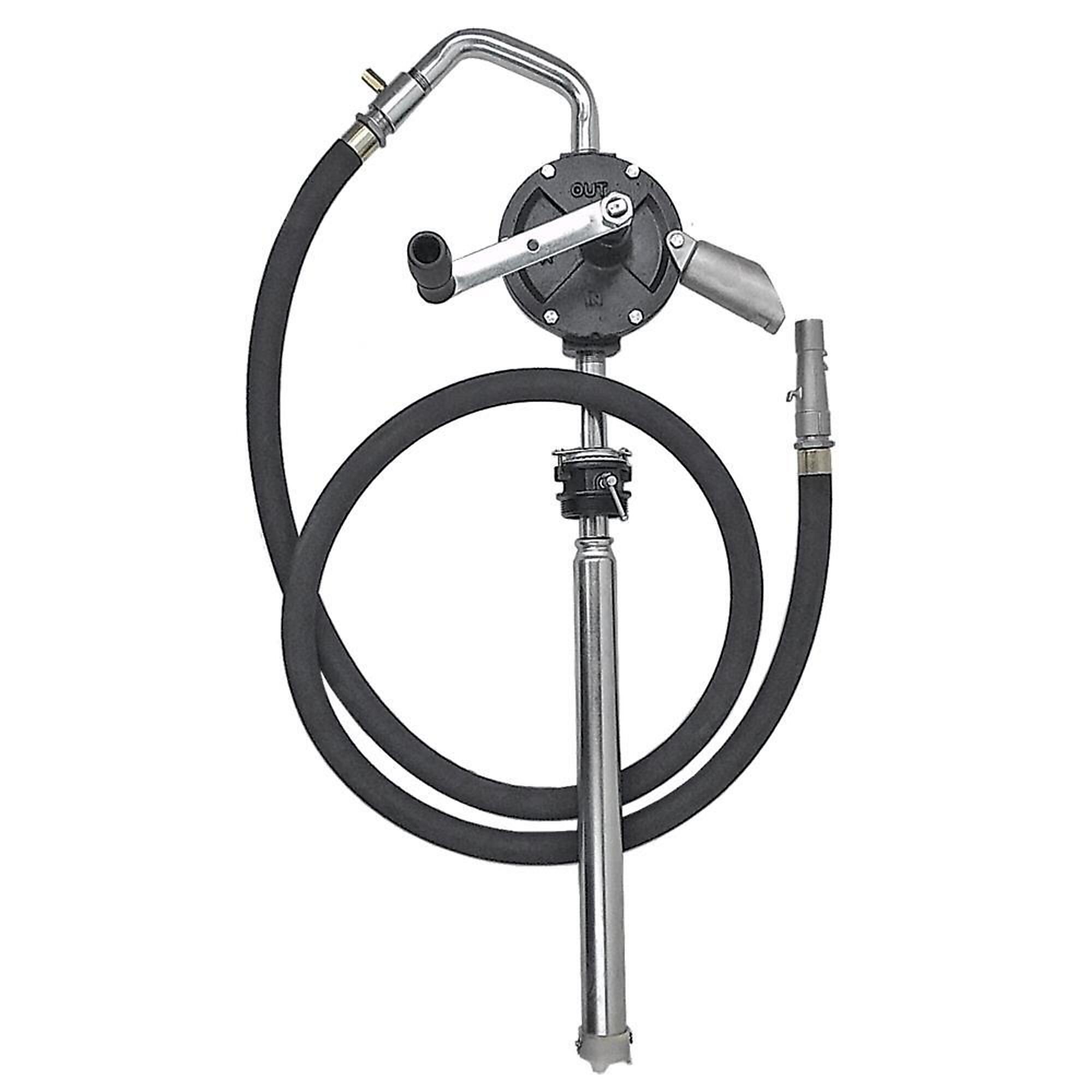 American Forge & Foundry Rotary Fuel Pump — FM Approved, 8ft. Anti-Static Hose, Non-Sparking Nozzle, Model# 8210